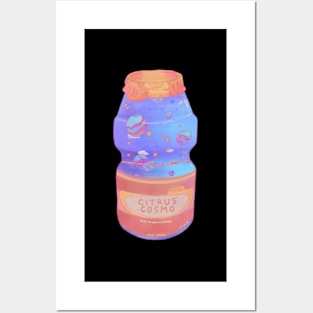 yakult, space, neon, cute, Planets, Galaxy, Kawaii, Pastel Posters and Art